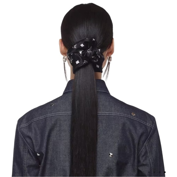 MCM Monogram Print Scrunchie - Picture 4 of 4